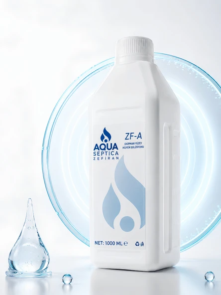 aquaseptica Zefiran Çözelti 1000 ML Yara Cilt Klinik Muayene Dezenfektan Cilt Dostu Koku Bırakmaz Temizlik ürün görseli 1