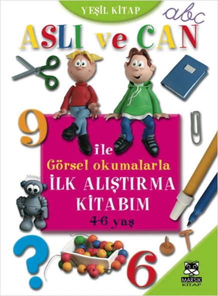 Aslı ve Can ile Görsel Okumalarla İlk Alıştırma Kitabım (Yeşil ) ürün görseli 1