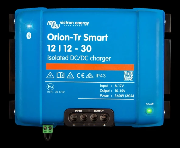 Victron DC-DC Akü Şarj Cihazı İzole Akıllı Orion-Tr Smart Isolated 12/12 30A Battery Charger (ORI121236120) ürün görseli 1