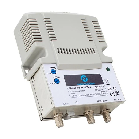 Novacom NC-KT340 47-862 Mhz 34 Db Kablo TV Amplifier Hat Yükseltici ürün görseli 1