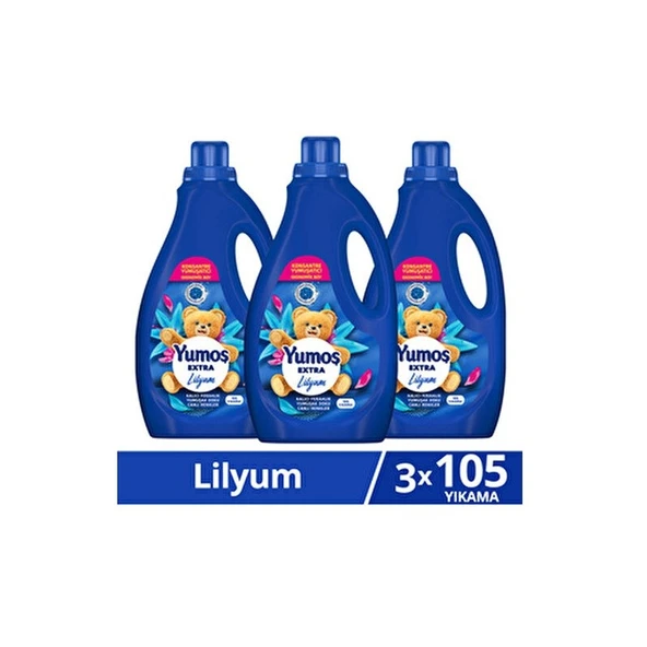 Yumoş Extra Konsantre Lilyum 2520 Ml 105 Yıkama x 3 Adet ürün görseli 1