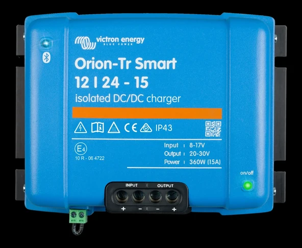 Victron DC-DC Akü Şarj Cihazı İzole Akıllı Orion-Tr Smart Isolated 12/24 15A Battery Charger (ORI122436120) ürün görseli 1
