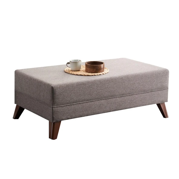 Bella Soft Puf Kahverengi - Resim 2
