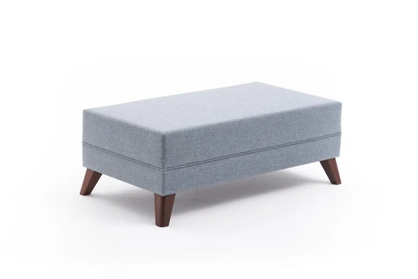 Bella Soft Puf Mavi - Resim 2