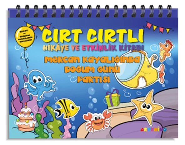 Kayalığında Doğum Günü Partisi - Cırt Cırtlı Hikaye ve Aktivite Serisi ürün görseli 1