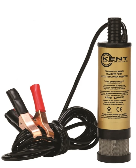 Kent 12 Volt Sıvı Transfer Pompası Mazot Pompası İnce Süzgeçli ürün görseli 1