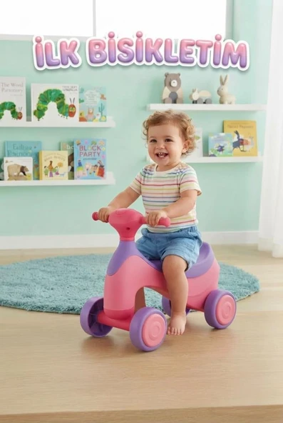 Miniklerin İlk Heyecanı: Motor Gelişimini Destekleyen Renkli Eğlenceli Ve Eğitici İlk Bisikletim ürün görseli 1