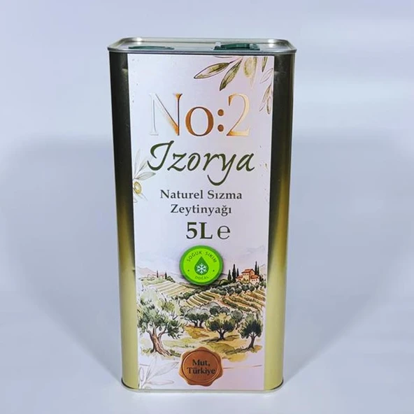 İzorya No:2 Naturel Sızma Mut Zeytinyağı 0,2 Asit 5 L. ürün görseli 1