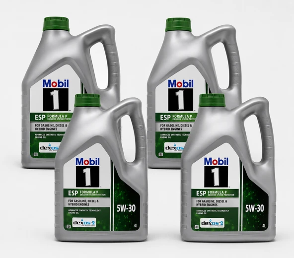 MOBİL 1 ESP FORMULA P DEXOS2 DPF MOTOR YAĞI 5W-30 4 x 4Litre ürün görseli 1
