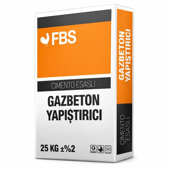 Fbs Gaz Beton Yapıştırıcı Gri 25 Kg ürün görseli 1