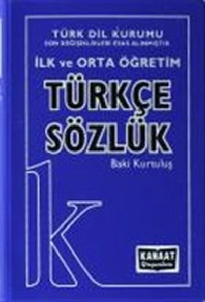 Kanaat İlk ve Orta Öğretim Türkçe Sözlük ürün görseli 1