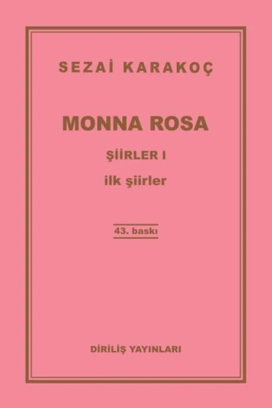 Şiirler 1 - Monna Rosa ürün görseli 1