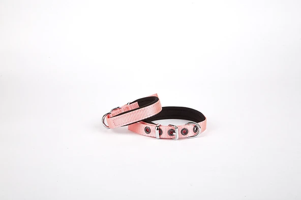 Softlu Köpek Boyun Tasması 1,5 cm x 30 cm Pembe ürün görseli 1