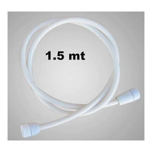 Şofben Plastik Duş Hortumu 1/2X1/2 150 cm ürün görseli 1