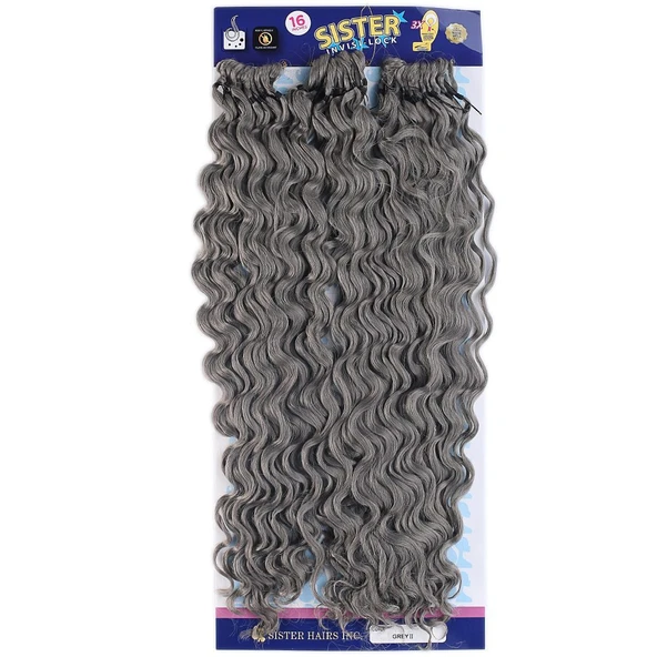 Afro Dalgası / Orta Ton Gri Grey 2 ürün görseli 1