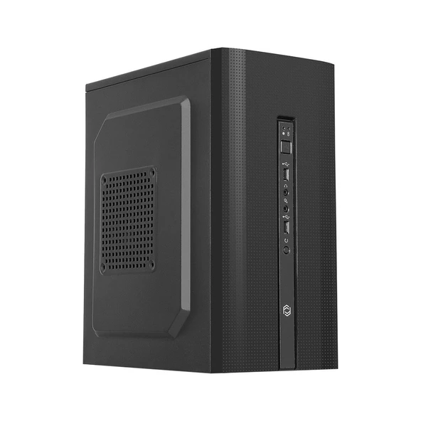 FRISBY FC-2710B, 1x80mm Fan, Siyah, 300W, USB 2.0, mATX, Mini Tower Kurumsal KASA ürün görseli 1