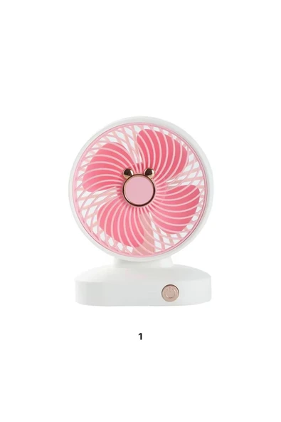 Taşınabilir Mini USB Şarjlı Masaüstü Fanı - Serinliğiniz Her Yerde! ürün görseli 1