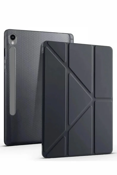 Samsung Galaxy Tab S10 FE Plus 13.1 Kalemlikli Mars Tablet Kılıfı - Siyah ürün görseli 1