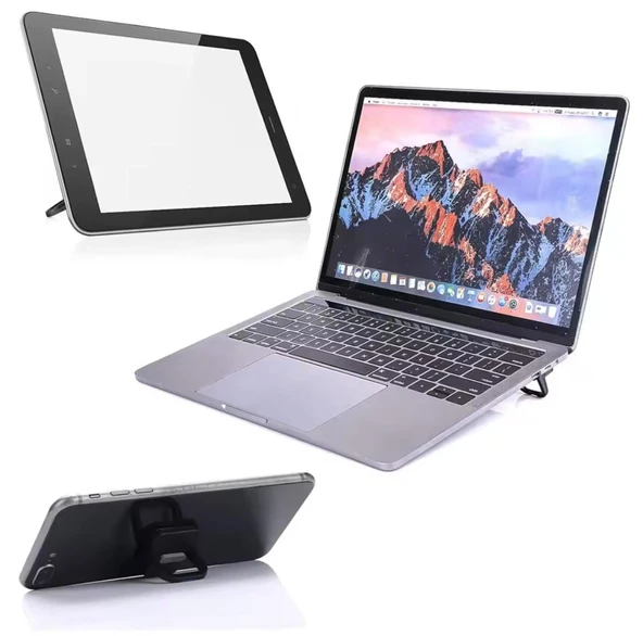 Katlanabilir Mini Laptop Ve Tablet Yükseltici (2’li Set) - Resim 3
