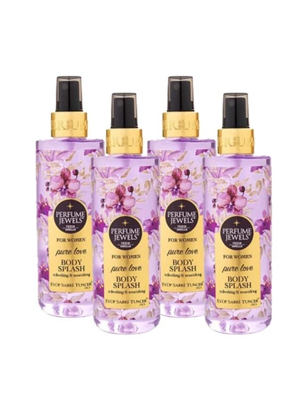Eyüp Sabri Tuncer Body Splash Pure Love Vücut Spreyi 250 Ml x 4 Adet ürün görseli 1