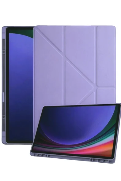 Samsung Galaxy Tab A11 Plus Kalemlikli Mars Tablet Kılıfı - Lila ürün görseli 1