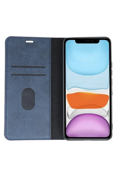 iPhone 11 Kılıf Trend S Plus Kapaklı Kılıf - Siyah ürün görseli 1