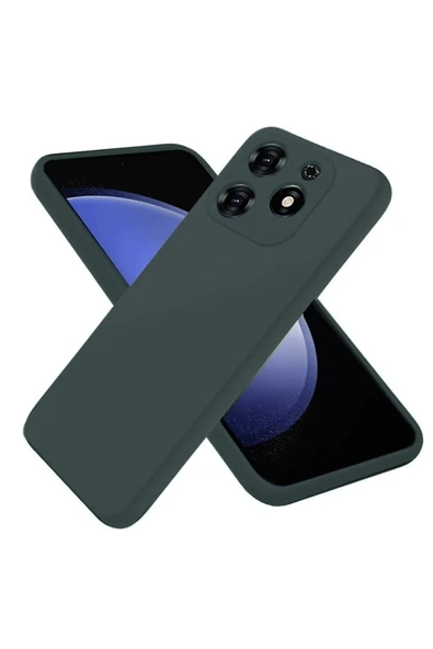 Tecno Spark Go 2024 Kılıf First Silikon - Koyu Yeşil ürün görseli 1