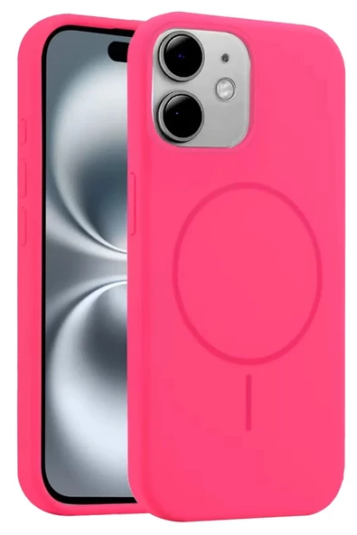 iPhone 11 Kılıf Jully Magsafe Kapak - Pembe ürün görseli 1