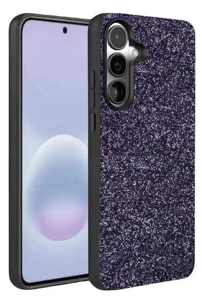 Samsung Galaxy A37 5G Bright Simli Kapak - Derin Mor ürün görseli 1