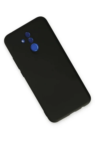 Huawei Mate 20 Lite Kılıf Nano içi Kadife Silikon - Siyah ürün görseli 1