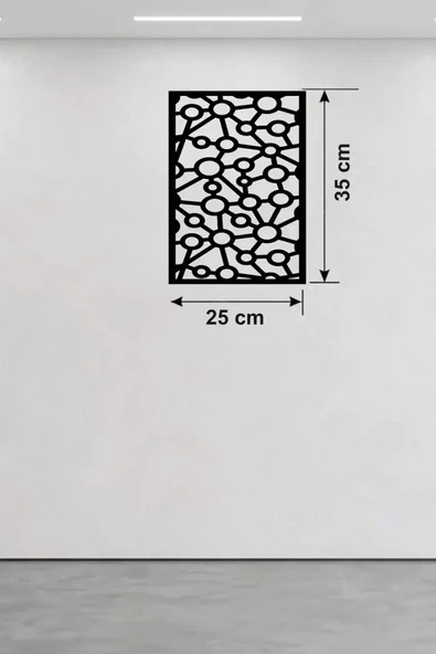 Modern Bağlantı Temalı Ahşap Duvar Tablosu - 25x35 cm Lazer Kesim Soyut Pano ürün görseli 1