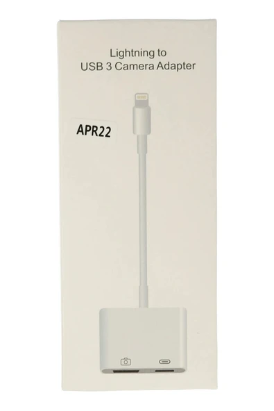 APR22 Iphone Otg 2in1 - Beyaz ürün görseli 1