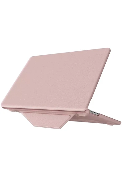 Macbook Pro 14 2021 Macbook Deri Kapak - Pembe ürün görseli 1