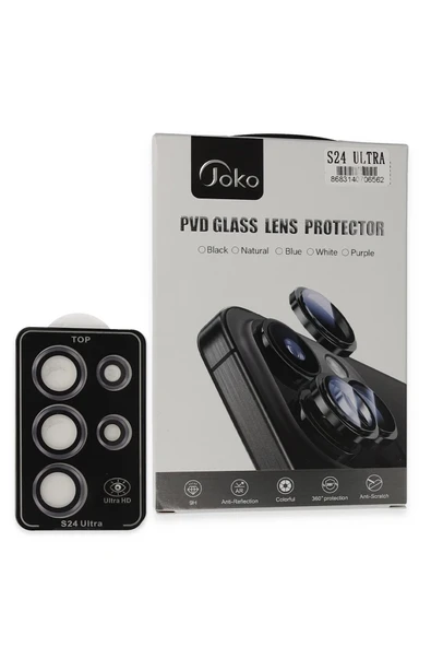 Samsung Galaxy S24 Ultra PVD Metal Kamera Lens - Derin Mor ürün görseli 1