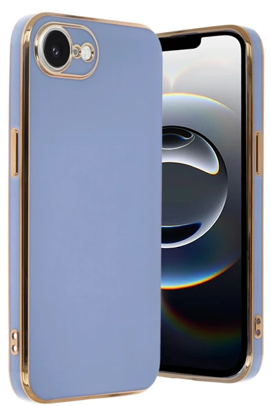 iPhone 16E Kılıf Volet Silikon - Mavi ürün görseli 1