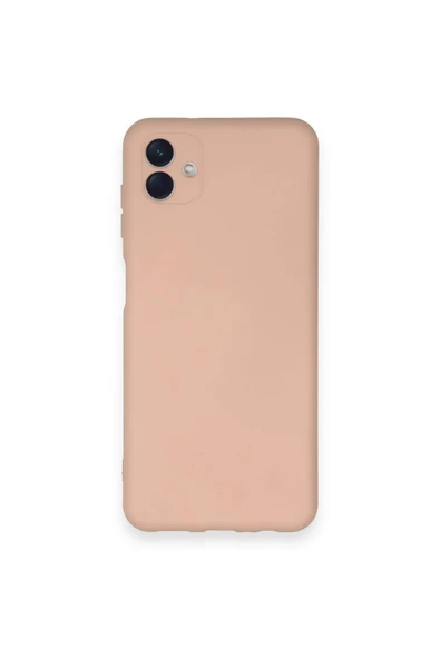 Samsung Galaxy A04 Kılıf Nano içi Kadife Silikon - Pudra ürün görseli 1