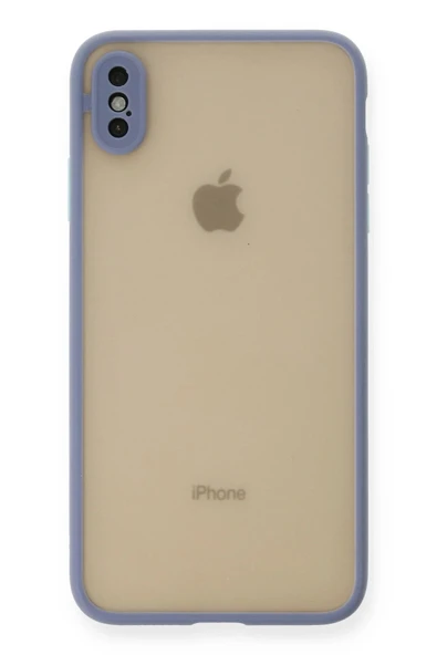 iPhone XS Max Kılıf Montreal Silikon Kapak - Gri ürün görseli 1