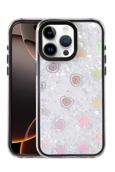 iPhone 15 Pro Max Lumi Desenli Kapak - Siyah ürün görseli 1