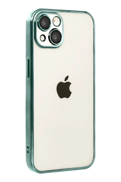 iPhone 15  Lensli Silikon - Yeşil ürün görseli 1