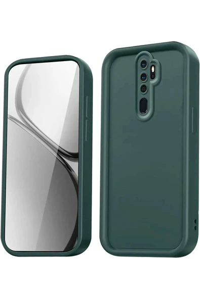 Redmi Note 8 Pro Kılıf Viera Silikon - Koyu Yeşil ürün görseli 1