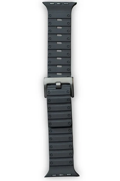 Watch 42mm Magnus Mıknatıslı Silikon Kordon - Siyah ürün görseli 1