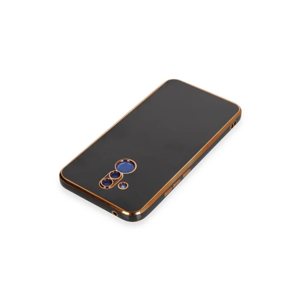 Mate 20 Lite Kılıf Volet Silikon - Siyah - Resim 3