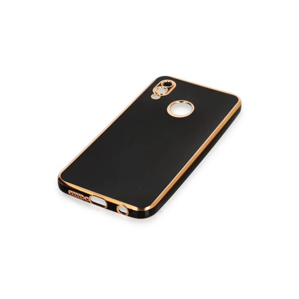 P20 Lite Kılıf Volet Silikon - Siyah - Resim 4