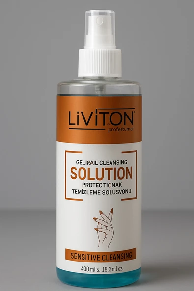 Liviton Professional Lıvıton Solution Protez Tırnak Temizleme Solüsyonu 400 Ml ürün görseli 1