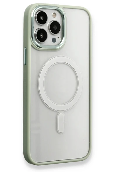 iPhone 14 Pro Max Kılıf Room Magneticsafe Silikon - Su Yeşili ürün görseli 1