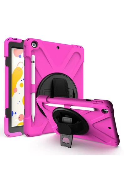 iPad 5 Air 9.7 Kılıf Amazing Tablet Kapak - Pembe ürün görseli 1