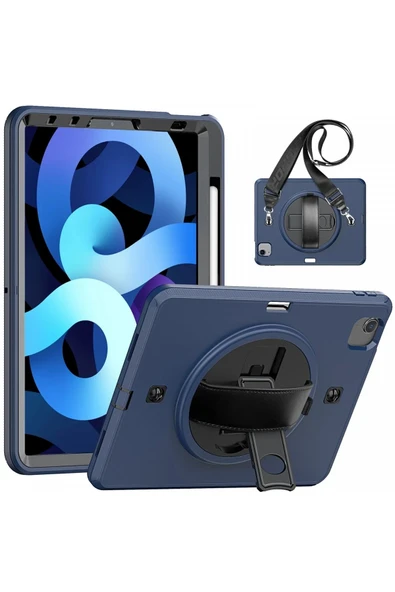 iPad Pro 11 (2020) Kılıf Strap-C Otterbox Tablet Kapak - Lacivert ürün görseli 1