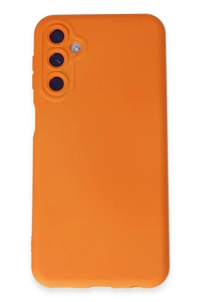 Samsung Galaxy M14 5G Kılıf Nano içi Kadife Silikon - Turuncu ürün görseli 1