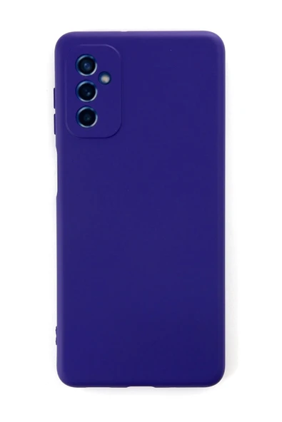 Samsung Galaxy M52 5G Kılıf Nano içi Kadife Silikon - Mor ürün görseli 1