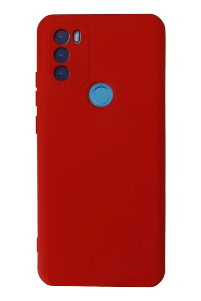 General Mobile GM 21 Plus Kılıf Nano içi Kadife Silikon - Kırmızı ürün görseli 1